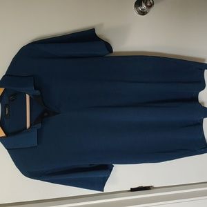 Men's size large Theory polo Navy blue